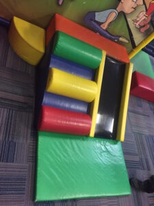 Before - Kids club padding